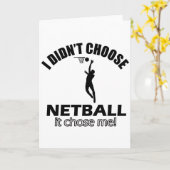 Koos geen Netball Kaart (Gele Bloem)
