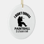 Koos geen Paintball Keramisch Ornament (Rechts)