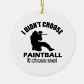 Koos geen Paintball Keramisch Ornament (Voorkant)