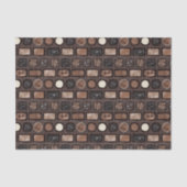 Koos met chocoladepapier tissuepapier (Voorkant)