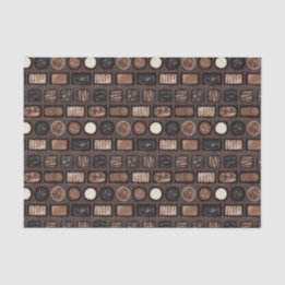 Koos met chocoladepapier tissuepapier