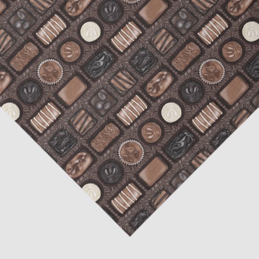 Koos met chocoladepapier tissuepapier (Detail)