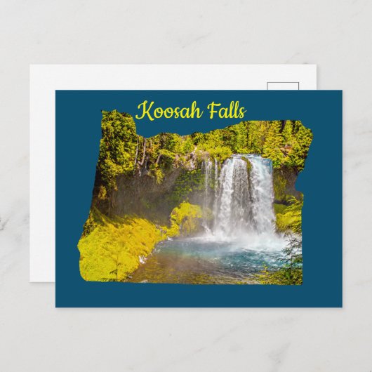 Koosah Herfsten Oregon Briefkaart (Voorkant / Achterkant)