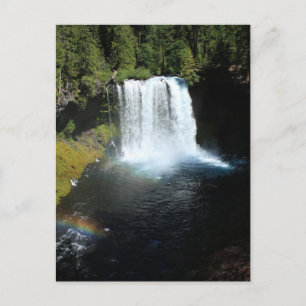 Koosah Herfsten Oregon Waterfall Briefkaart