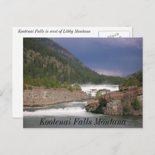 Kootenai Herfsten Montana Briefkaart (Voorkant / Achterkant)