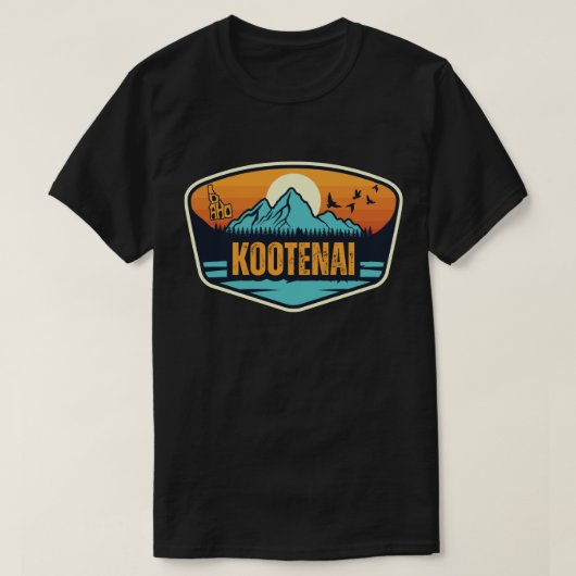 Kootenai, Idaho T-shirt (Design voorkant)