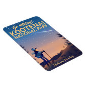 Kootenai Nationaal Park Hiking-reisposter Magneet (Rechterzijde)