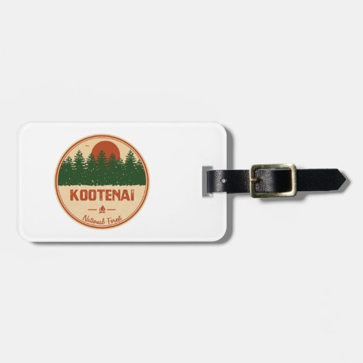 Kootenai National Forest Bagagelabel (Voorkant horizontaal)