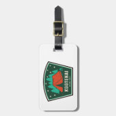 Kootenai National Forest Camping Bagagelabel (Voorkant verticaal)