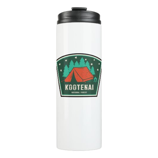 Kootenai National Forest Camping Thermosbeker (Voorkant)