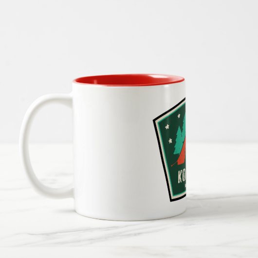 Kootenai National Forest Camping Tweekleurige Koffiemok (Links)