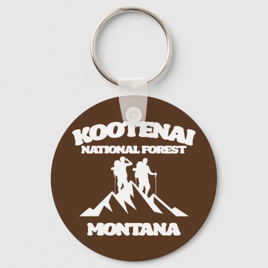 Kootenai National Forest, Montana Sleutelhanger (Voorkant)