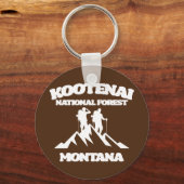 Kootenai National Forest, Montana Sleutelhanger (Achterkant)
