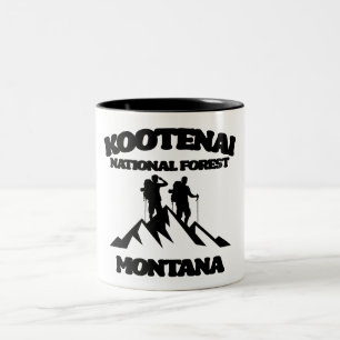 Kootenai National Forest, Montana Tweekleurige Koffiemok