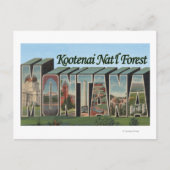 Kootenai Nat'l Forest, Montana Briefkaart (Voorkant)