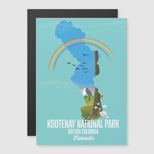 Kootenay, Kootenay Nationaal Park Canada (Voorkant / Achterkant)
