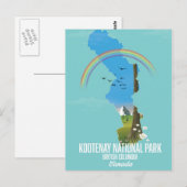 Kootenay, Kootenay National Park Canada Briefkaart (Voorkant / Achterkant)