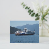 Kootenay Lake Ferry, British Columbia Briefkaart (Staand voorkant)