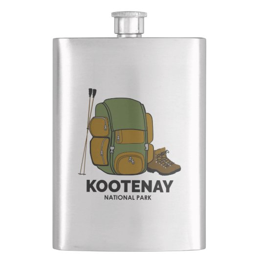 Kootenay National Park Backpack Flacon (Voorkant)