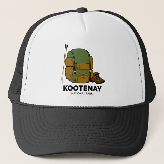 Kootenay National Park Backpack Trucker Pet (Voorkant)