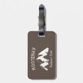 Kootenay National Park Bagagelabel (Achterkant verticaal)