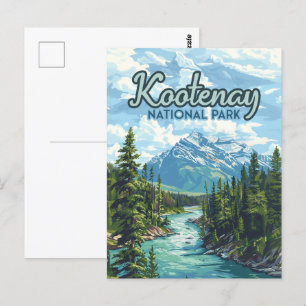 Kootenay National Park Canada British Columbia Briefkaart