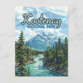 Kootenay National Park Canada British Columbia Briefkaart (Voorkant)
