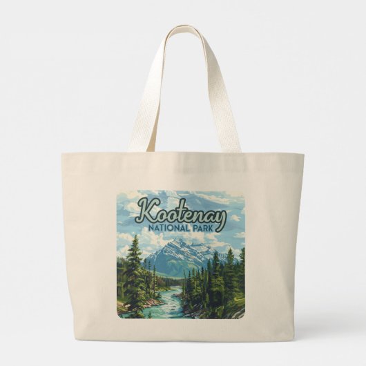 Kootenay National Park Canada British Columbia Grote Tote Bag (Achterkant)