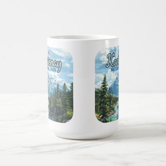 Kootenay National Park Canada British Columbia Koffiemok (Center)