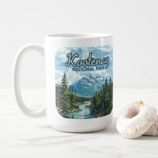 Kootenay National Park Canada British Columbia Koffiemok (Met donut)