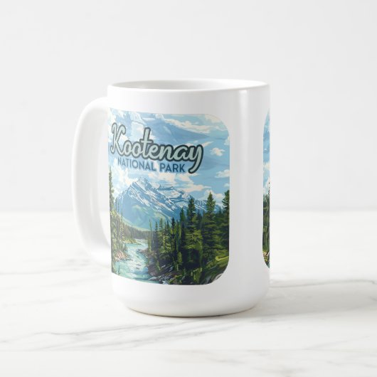 Kootenay National Park Canada British Columbia Koffiemok (Voorkant links)