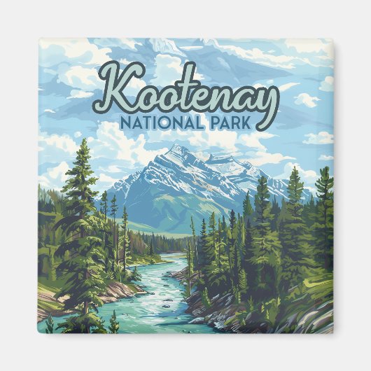 Kootenay National Park Canada British Columbia Magneet (Voorkant)
