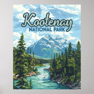 Kootenay National Park Canada British Columbia Poster