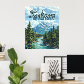 Kootenay National Park Canada British Columbia Poster (Thuiskantoor)