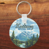 Kootenay National Park Canada British Columbia Sleutelhanger (Achterkant)