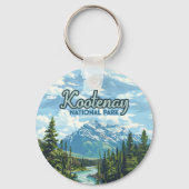 Kootenay National Park Canada British Columbia Sleutelhanger (Achterkant)