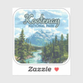 Kootenay National Park Canada British Columbia Sticker (Vel)