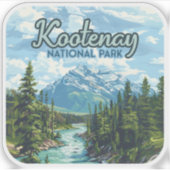 Kootenay National Park Canada British Columbia Sticker (Voorkant)