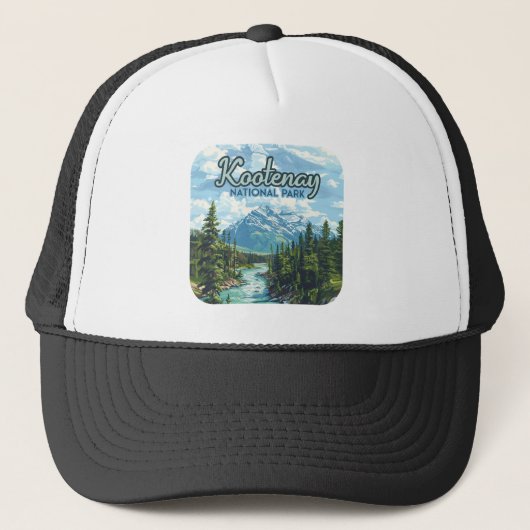 Kootenay National Park Canada British Columbia Trucker Pet (Voorkant)