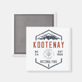 Kootenay National Park Canada  Magneet (Voorkant / Achterkant)