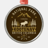 Kootenay National Park Canada  Metalen Ornament (Voorkant)