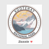 Kootenay National Park Canada Travel Art  Sticker (Vel)