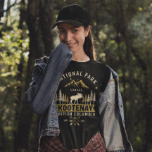 Kootenay National Park Canada Vintage Landscape