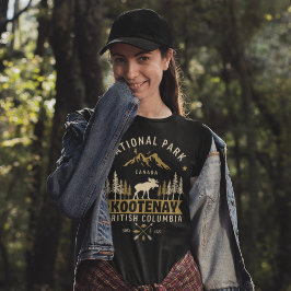 Kootenay National Park Canada Vintage Landscape T-shirt