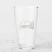 Kootenay National Park Green Strepen Glas (Achterkant)