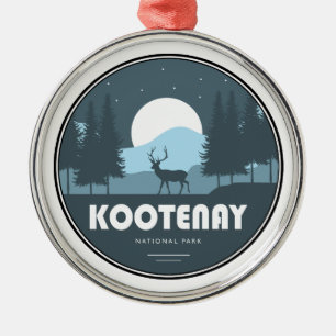 Kootenay National Park Herten Metalen Ornament