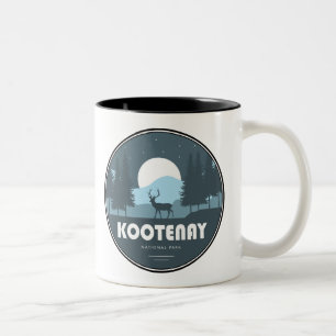 Kootenay National Park Herten Tweekleurige Koffiemok