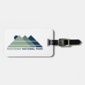 Kootenay National Park Mountain Sun Bagagelabel (Voorkant horizontaal)