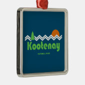 Kootenay National Park Retro Metalen Ornament (Rechts)