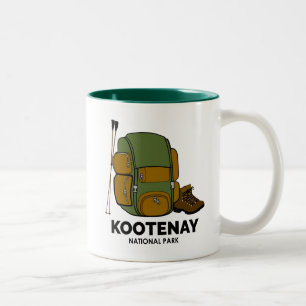 Kootenay National Park-rugzak Tweekleurige Koffiemok